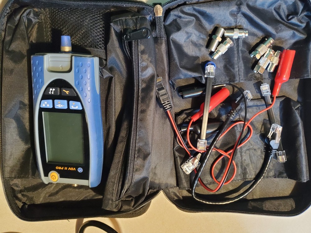 IDEAL NETWORKS VDV II PRO CABLE VERIFIER Tester & Cables Case Attachments