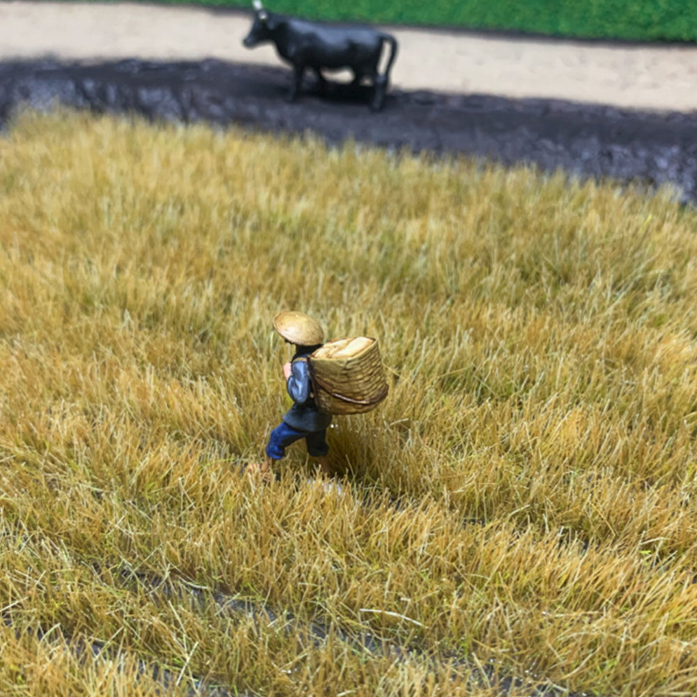 N Scale Wheat Plants Model Field Artificial Grass Decor Scenario