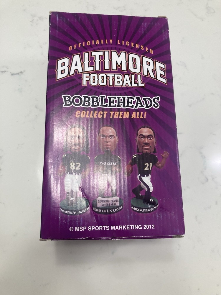 Baltimore Ravens Bobblehead, Lardarius Webb, #21, Ex. Cond.
