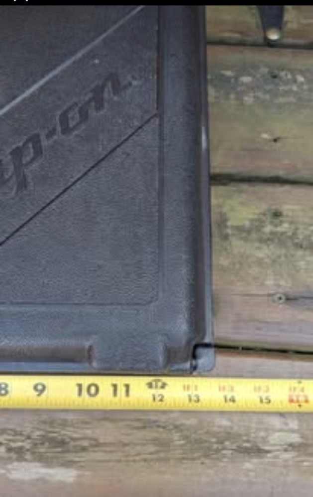 Vintage Snap On Plastic Portable Drill Case *CASE ONLY*