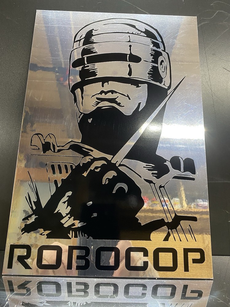 Robocop Sign Board