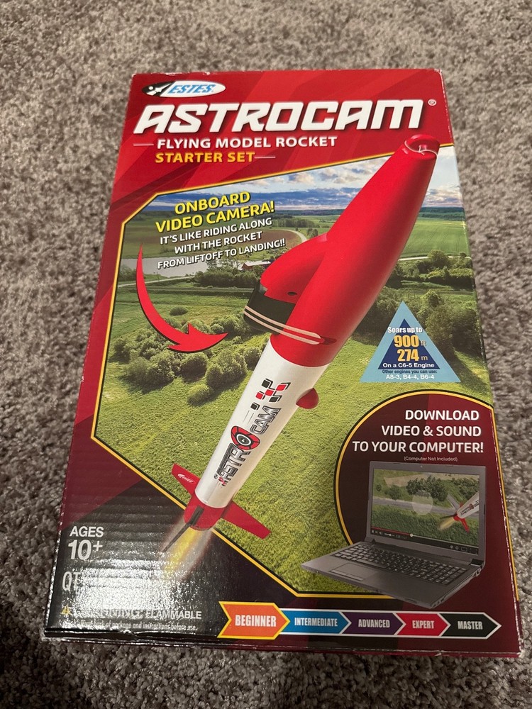 Estes astrocam Model Rocket With Video Camera (NEW) sealed