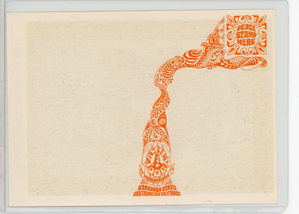 Bo Diddley Avalon Ballroom 11/17-19/67 Family Dog FD-92 William Harvey postcard