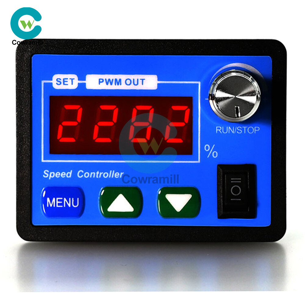 DC6-55V 20A DC Motor Speed Controller with Forward & Reverse Soft Start & Stop