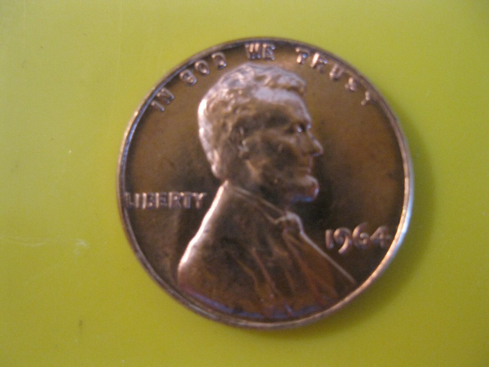 1964 P Lincoln Memorial Cent Ch/Gem BU!