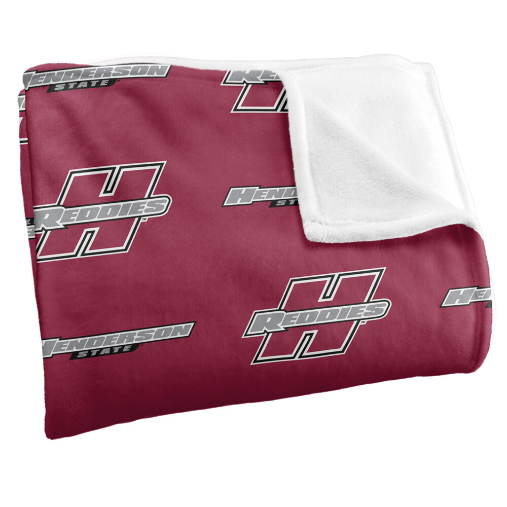 Henderson State University Logo Pattern Silky Touch Super Soft Throw Blanket