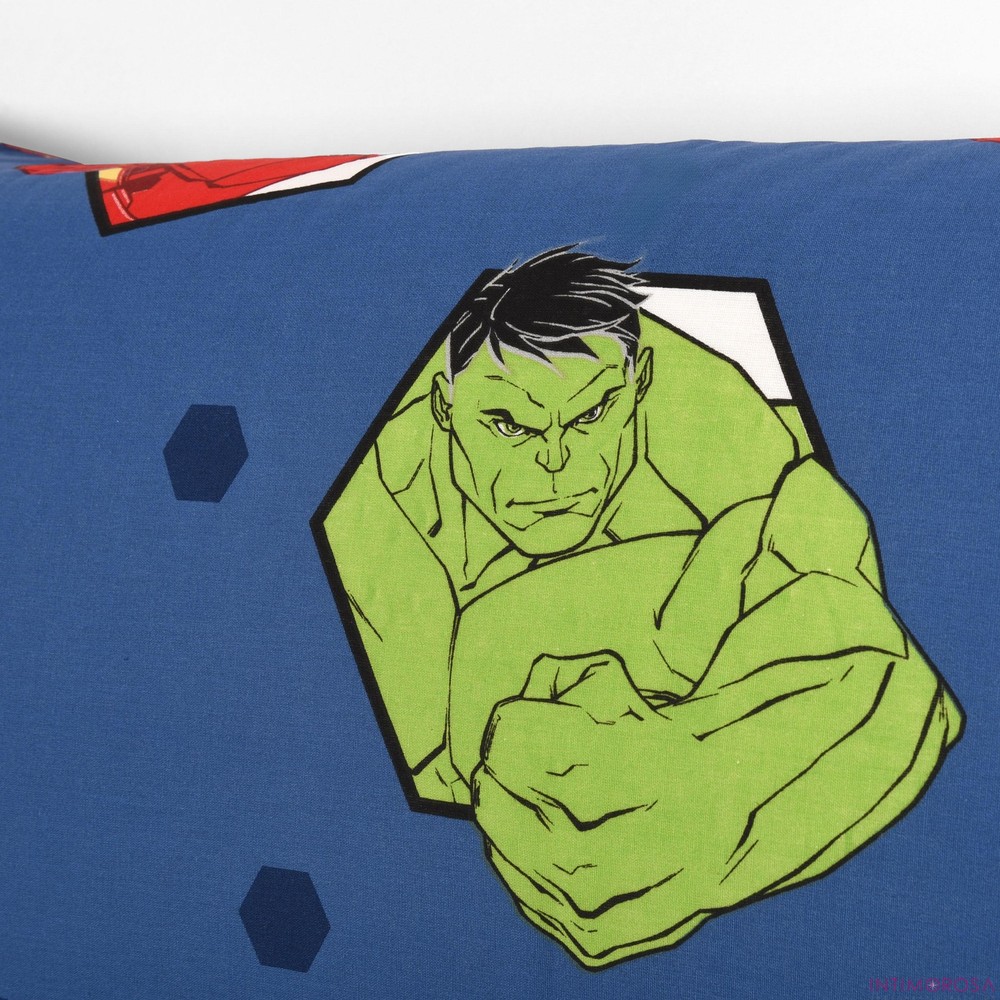 Avengers Comic Book Single Bed Pillowcase + Corner Bottom + Sheet...
