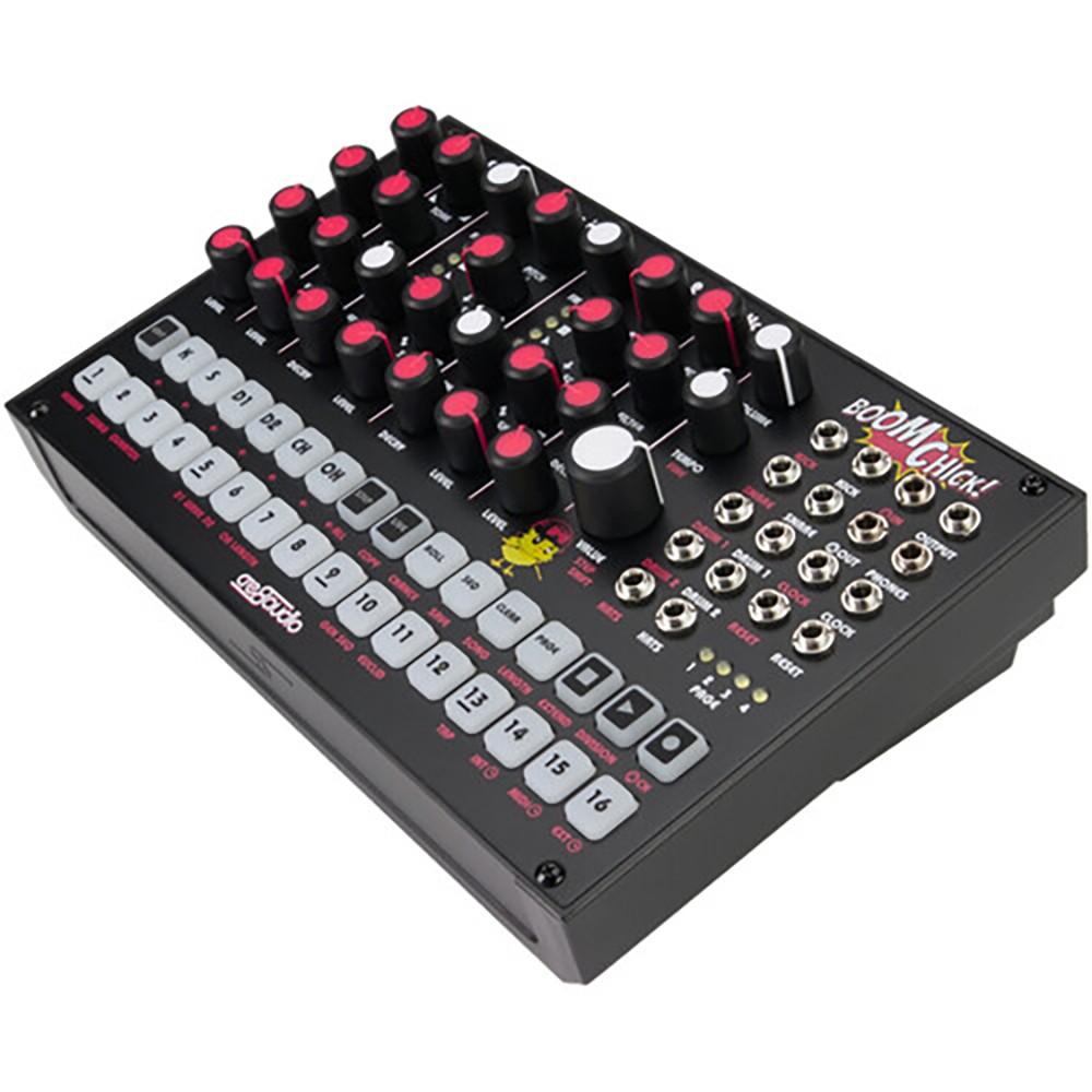 Cre8audio Boom Chick Analog Drum Machine + Hosa 3.5mm Patch Cables
