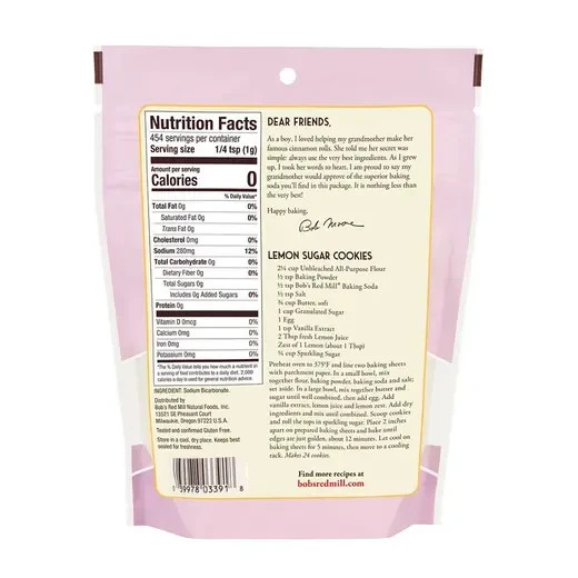 Bob's Red Mill Baking Soda Powder 16 oz.