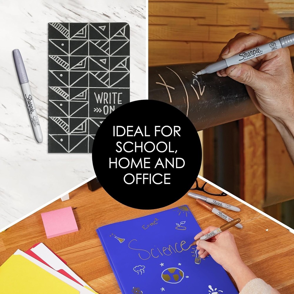 Quick-Drying Gold Permanent Marker | Perfect for Metal & Plastic Surfaces