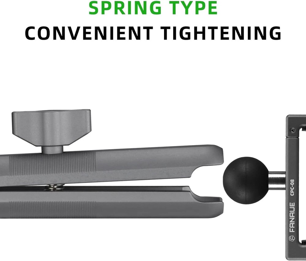 Double Socket Arm - Full Length 5.9" Compatible with B Size 1" Ball Components(D