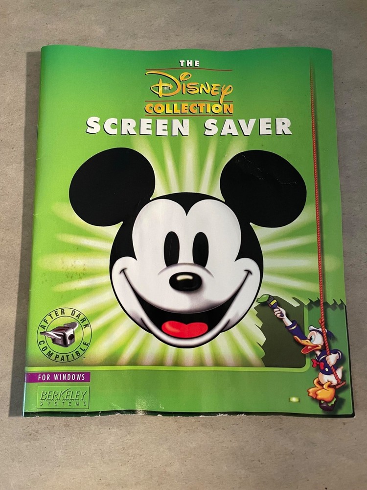 Disney Collection Screen saver (PC, 1993) Complete