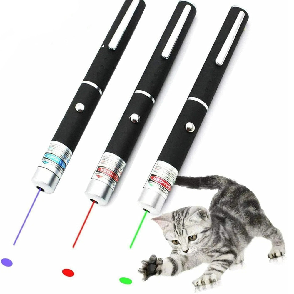 1 Pack 900Mile Laser Pointer Pen Green Blue Red Light Visible Beam Lazer