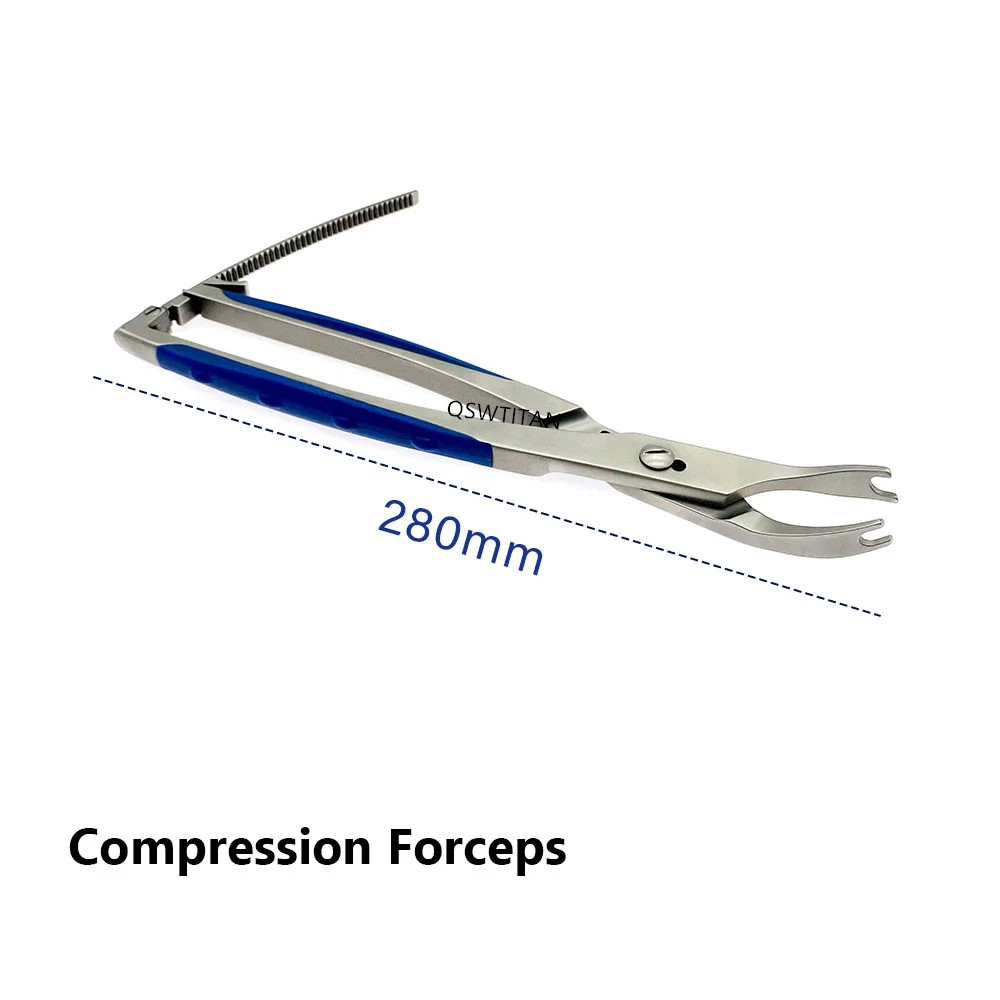 Rod Compression Forceps Silicone Handle Spinal Orthopedics Surgical Instruments