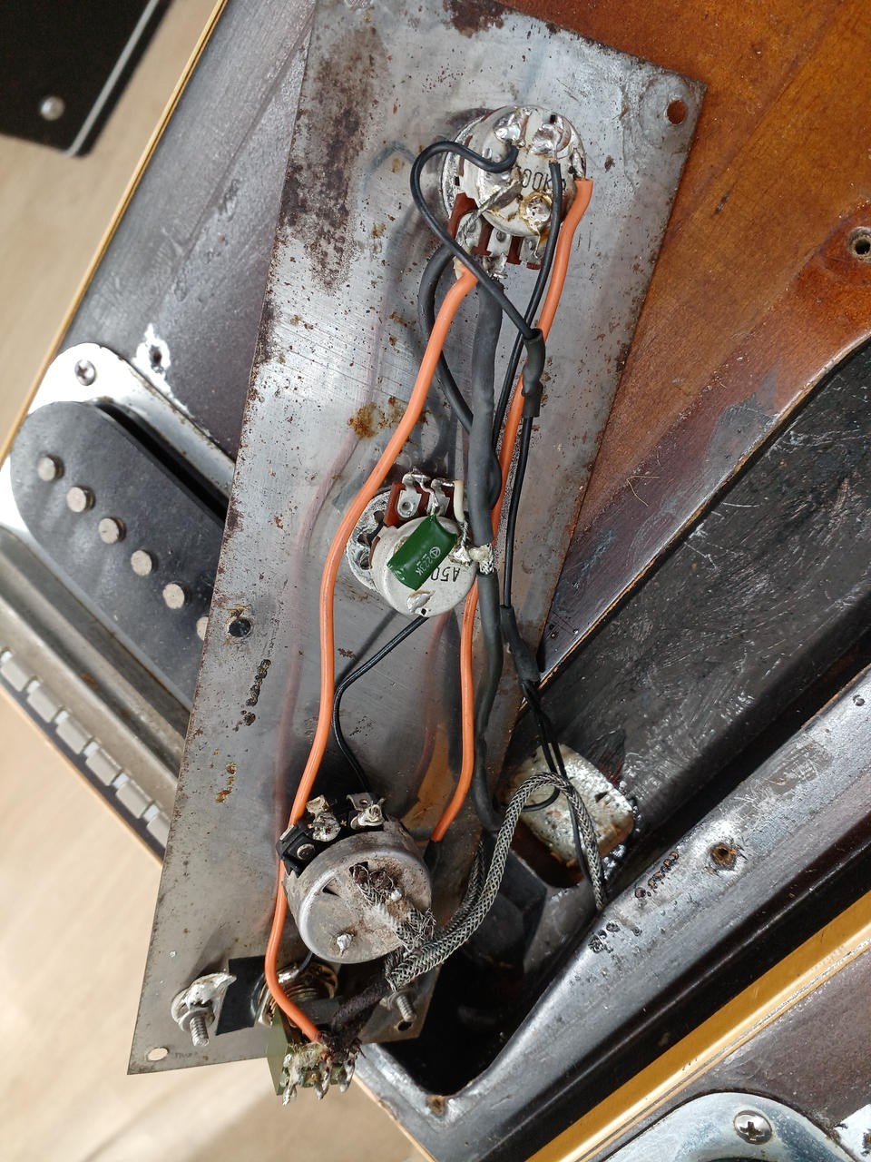 Vintage Gibson Console Grande Double Neck 8-String Steel Guitar w/ Case Japan