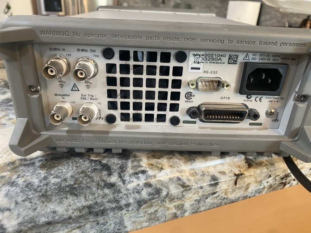 Agilent 33250A 80 MHz High Perf Function Arbitrary Waveform Generator CALBRATED