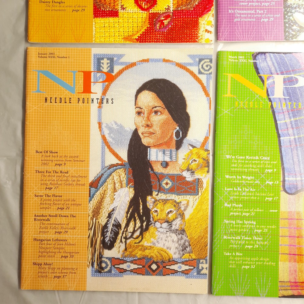 Needle Pointers Magazine Lot 2003 Partial Year 5 Issues