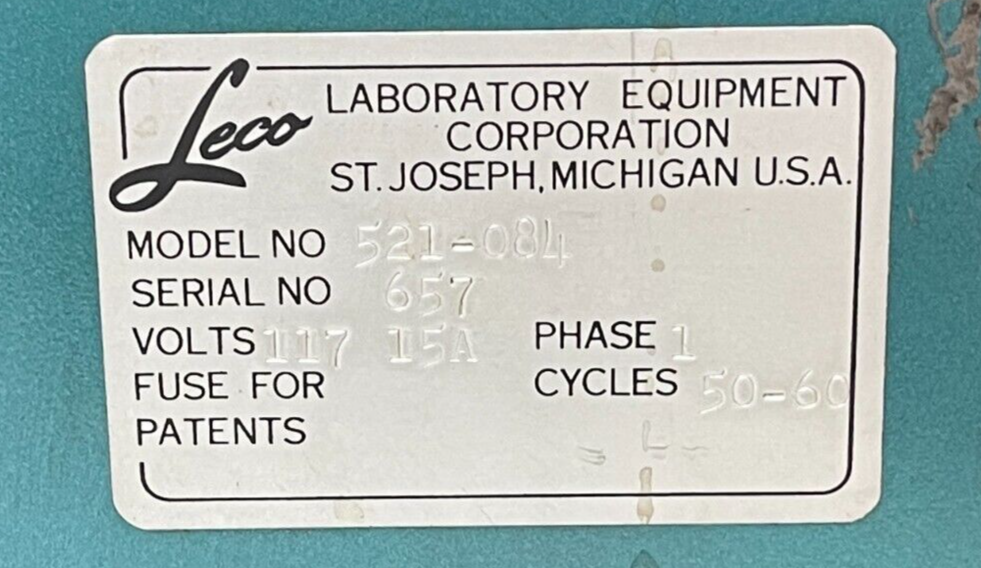 LECO AUTOTRANSFORMER ADJUST-A-VOLT 521-084 117V SINGLE PHASE