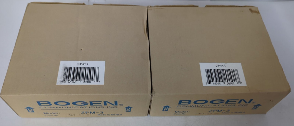 BOGEN COMMUNICATIONS ZONE PAGING MODULE ZPM-3