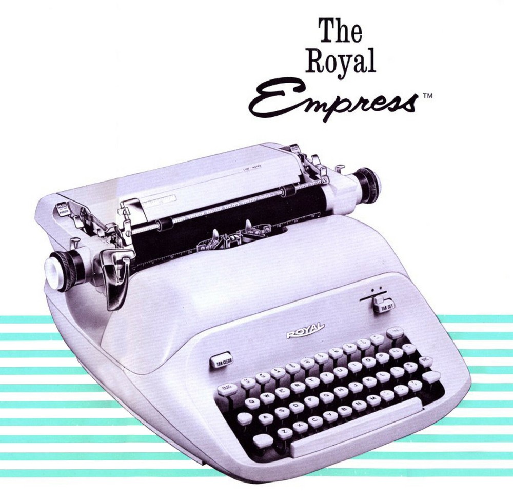 Royal Empress Typewriter Owner's Manual User Manual Instruction Manual Guide