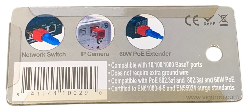 Vigitron Vi2001 Ethernet Surge Protector