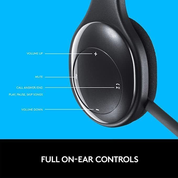 Logitech H800 Black Wireless Over The Head Headset with Mic no receiver