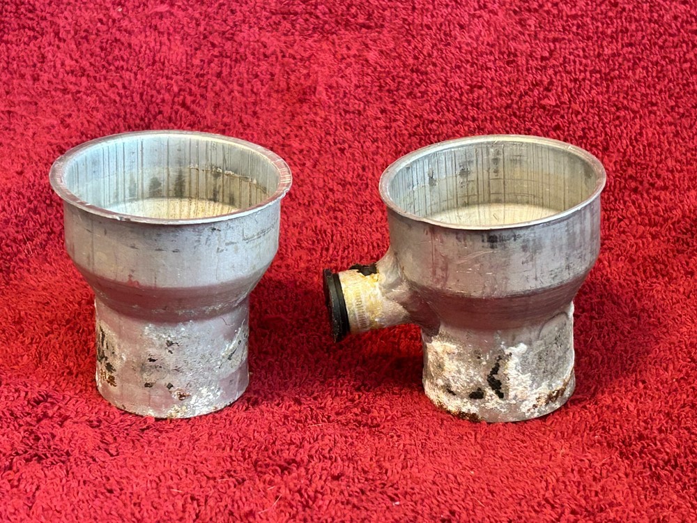 TWO AIRCRAFT AIR VENT ASSEMBLIES