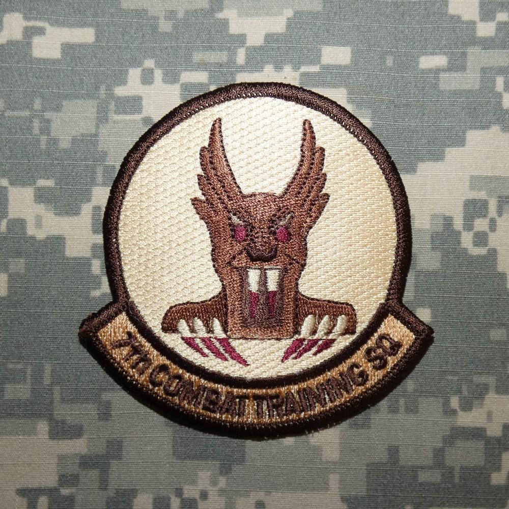 Original USAF 7th Combat Training Squadron Desert Subdued Patch