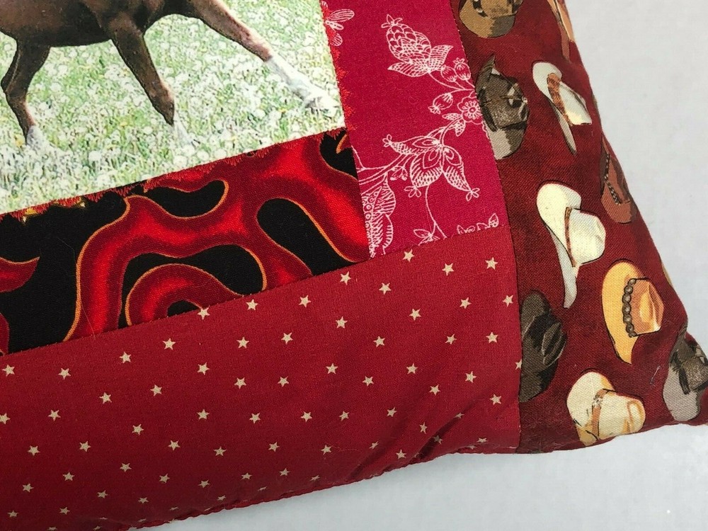 Versatile Horse Themed Throw Pillow - 12 x 12 - Two Sided
