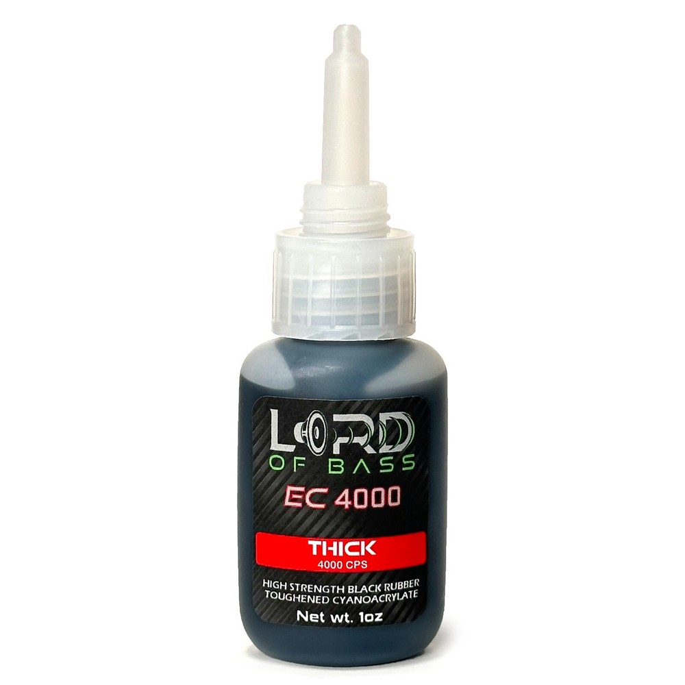 1oz Black Flex Thick CA Glue Bottle EC4000