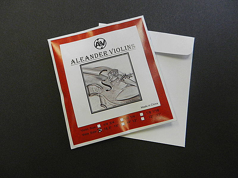 1  SET NEW VIOLA STRINGS /15+ INCH / -PACKAGING