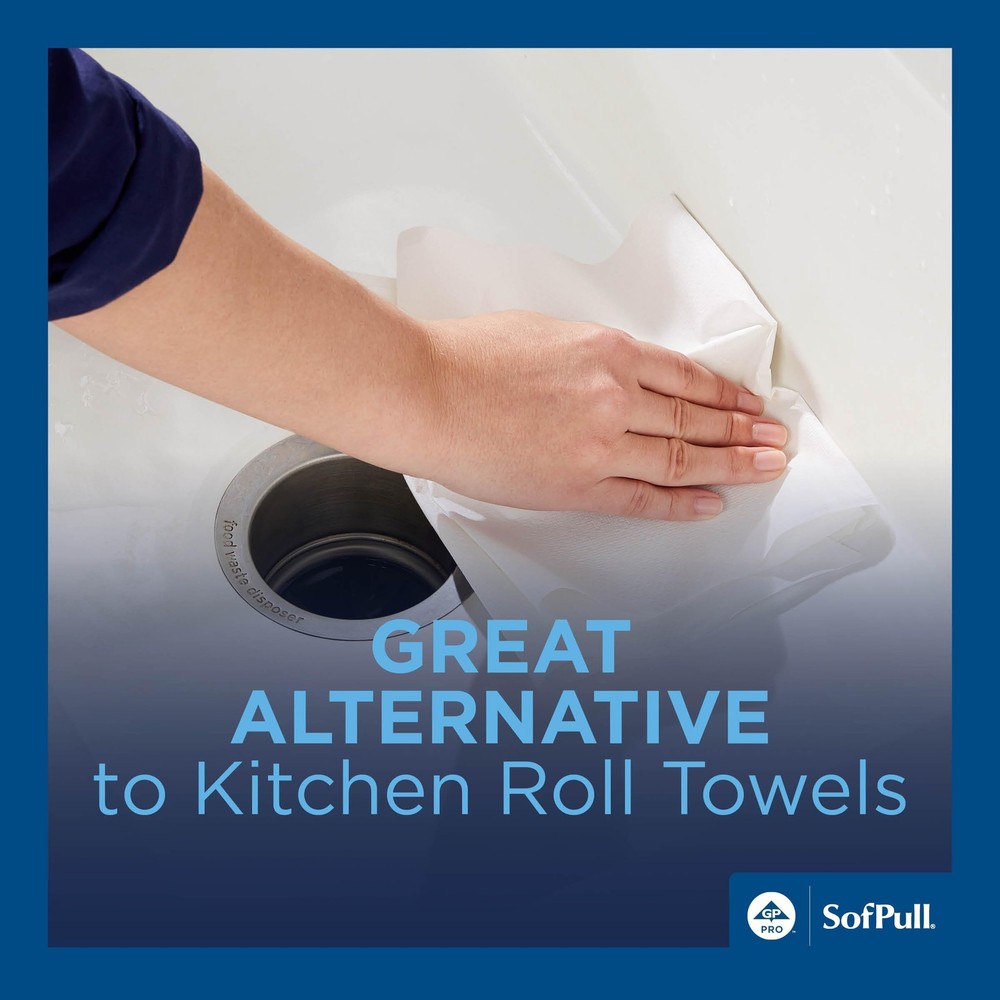 Georgia-Pacific SofPull Centerpull Regular Capacity Premium Paper Towel, Whit...