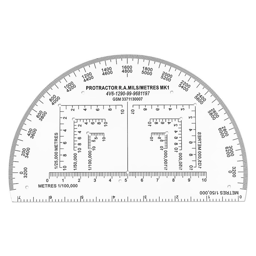 Semicircular Coordinate Ruler for Educational Use in Schools and Training