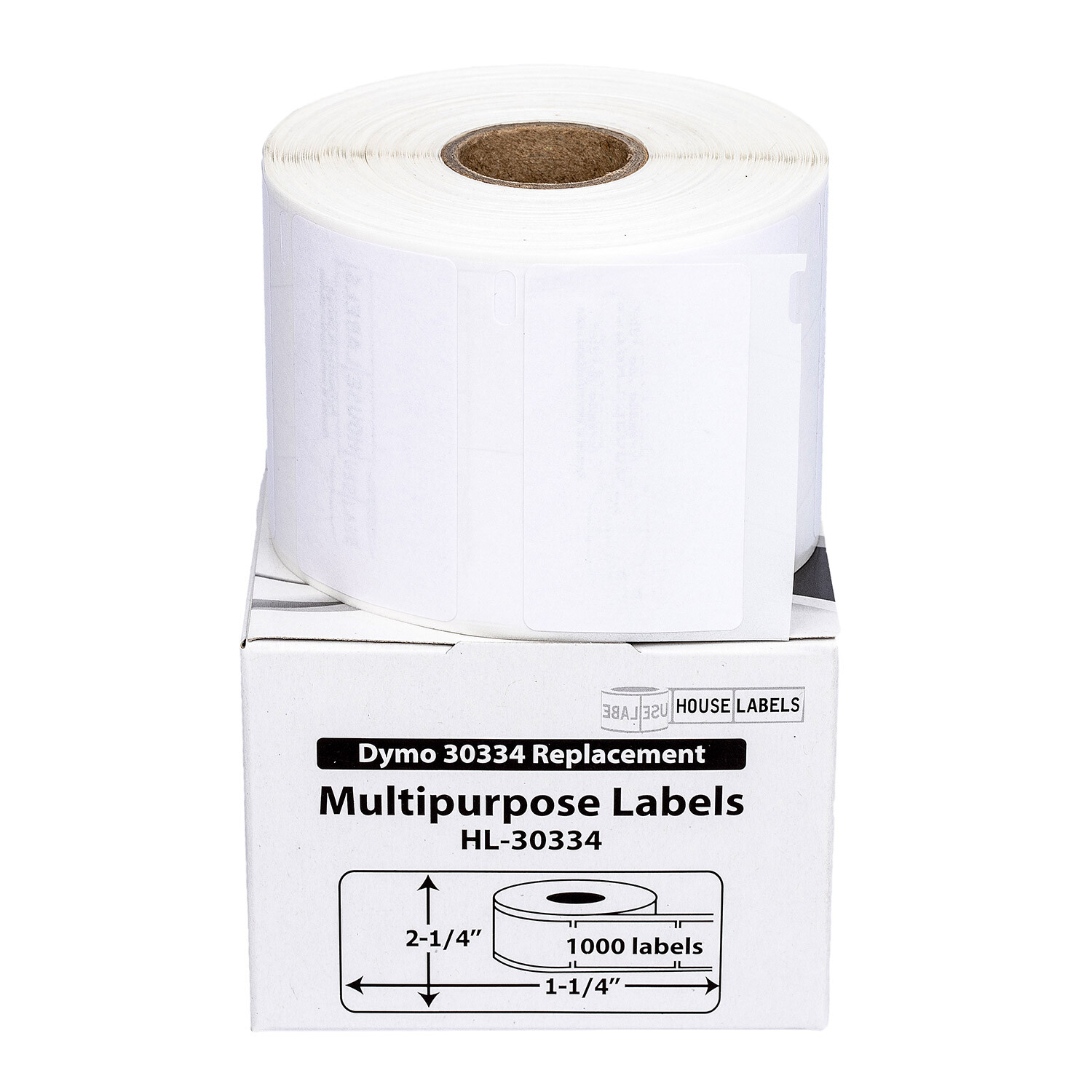 DYMO LW 30334 Medium Multipurpose Labels - (50) Rolls of 1000 - FREE & FAST SHIP