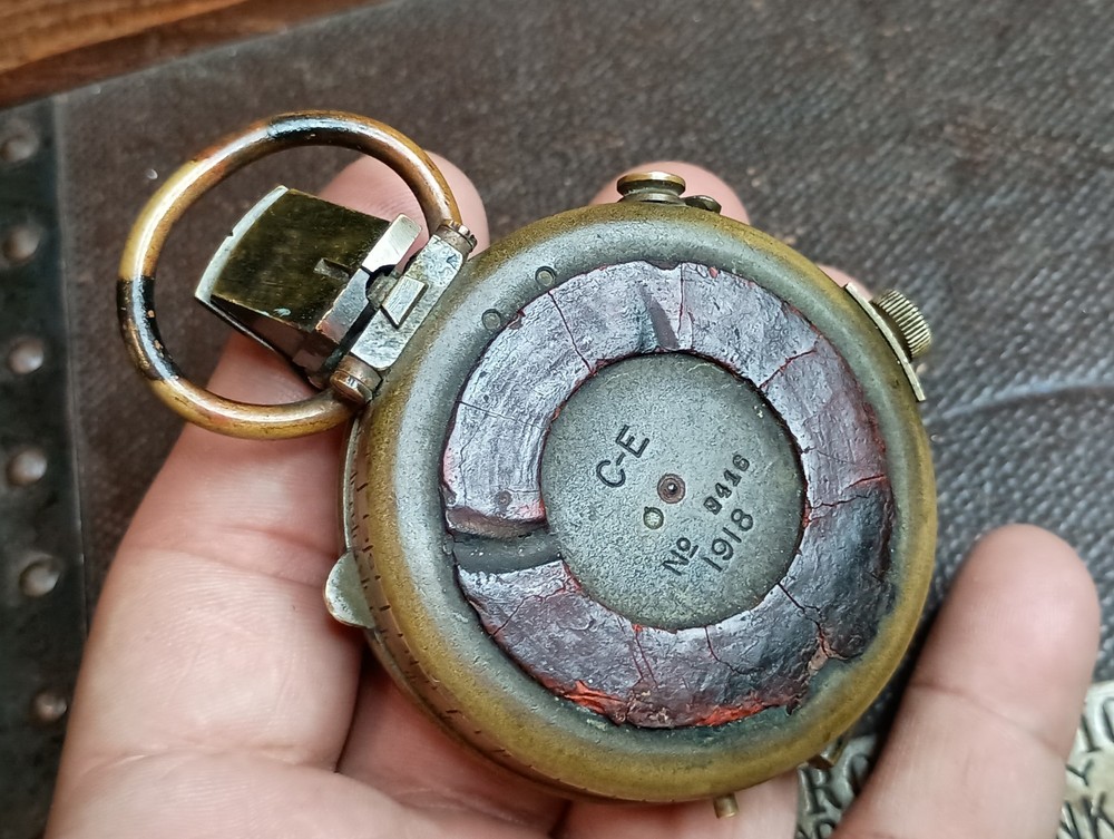 1918 Compass C-E No. 9416 Nice Patina Unpolished