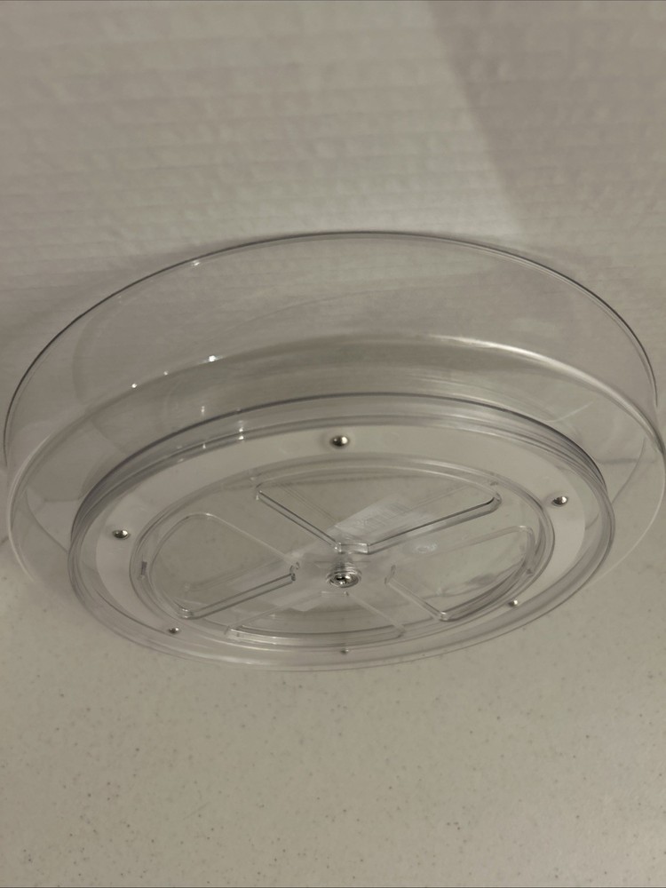 Turntable Spice/Medicine Organizer 10” Clear