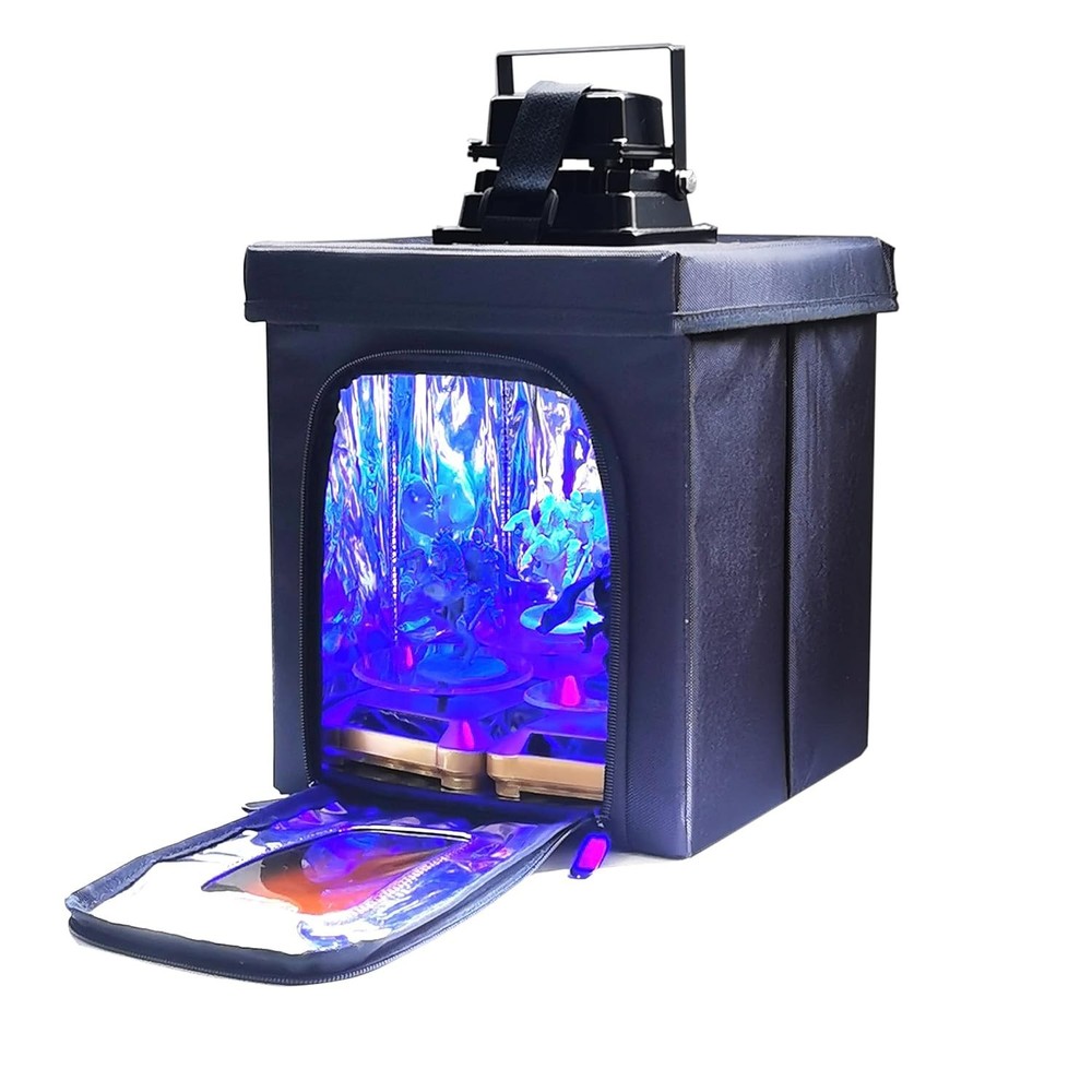 Foldable 3D Printer Curing Station with Replaceable UV Lamp - Space Efficient