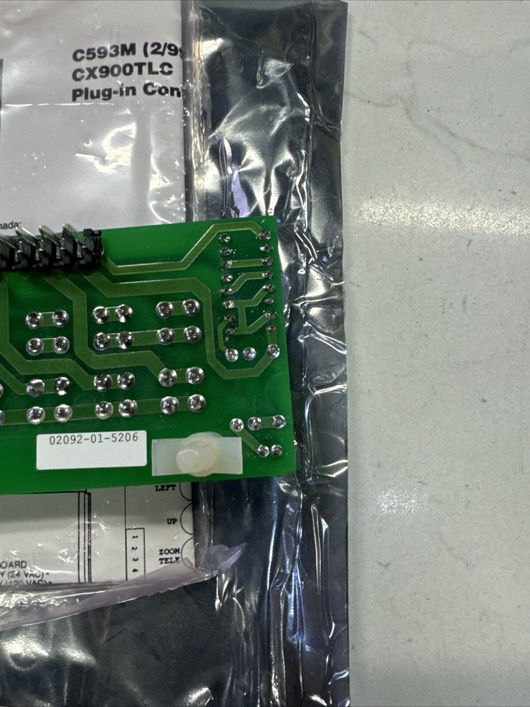 Pelco CX900TLC Receiver Plug Module For Testing Control Functions