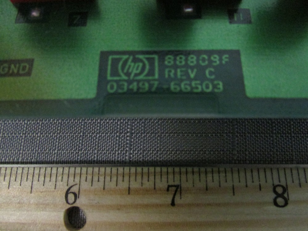 HP Hewlett Packard 3497A Data Acquisition/Control Unit Front Panel PCB