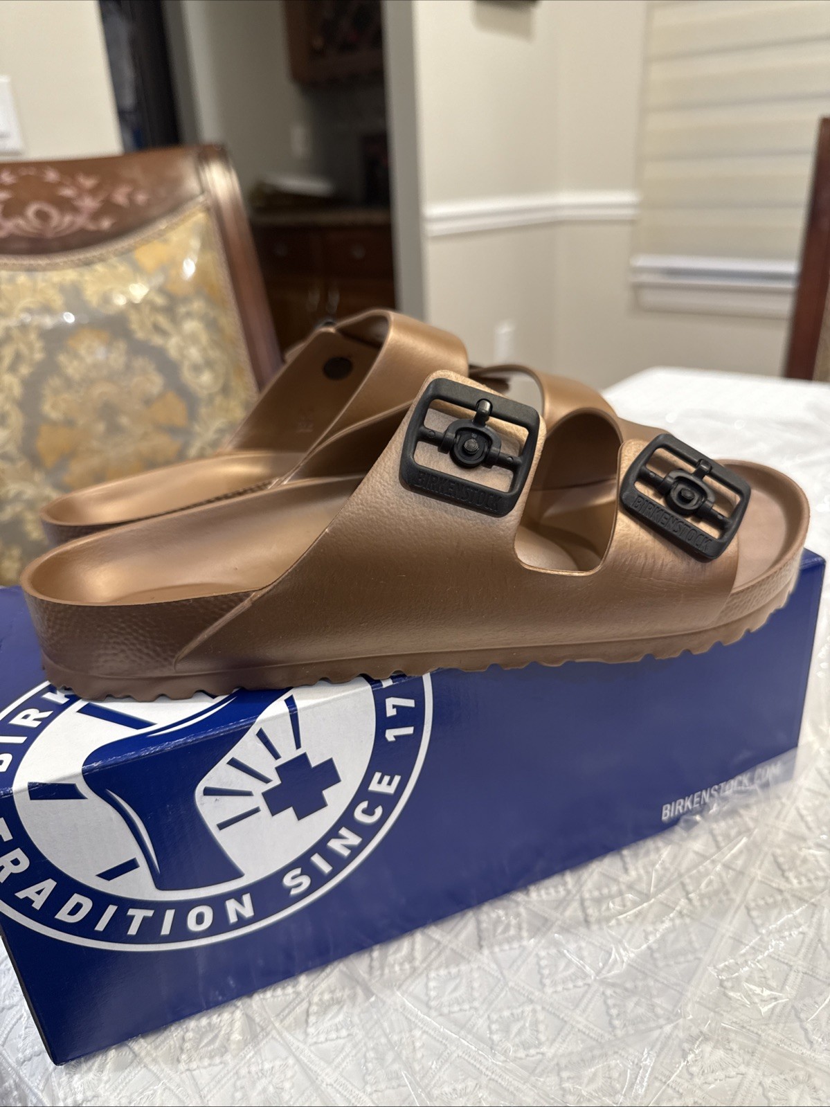 Birkenstock Arizona EVA Copper 42 Normal Fit 11w/ 9m