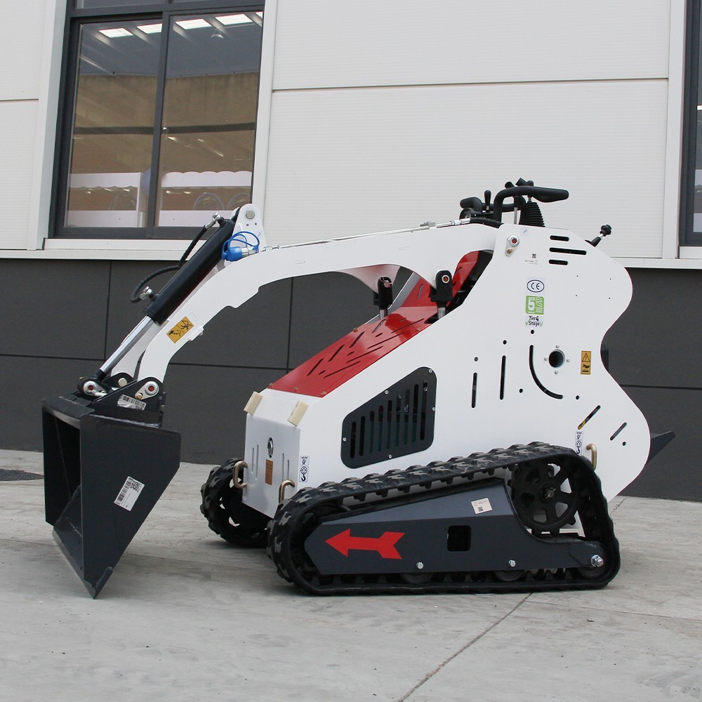 B&S Engine Mini Skid Steer Track Loader Crawler with 2 Attachments