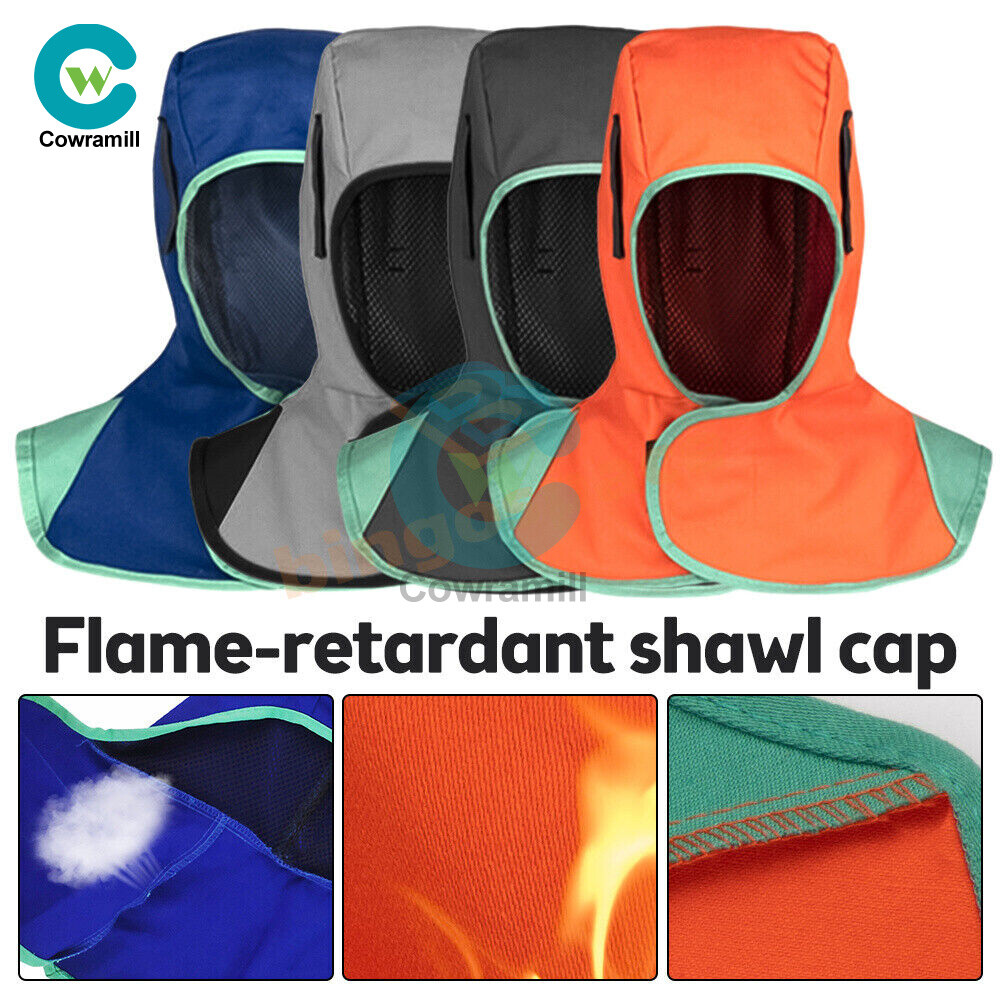 Protective Welding hat Welding Neck Cover Flame-Retardant Protective Cap