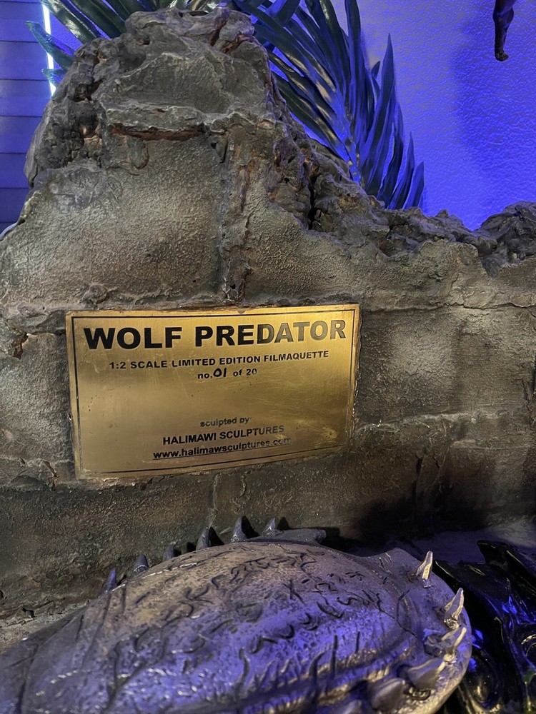 Custom Wolf Predator Statue 1:2 Scale Alien Vs Predator