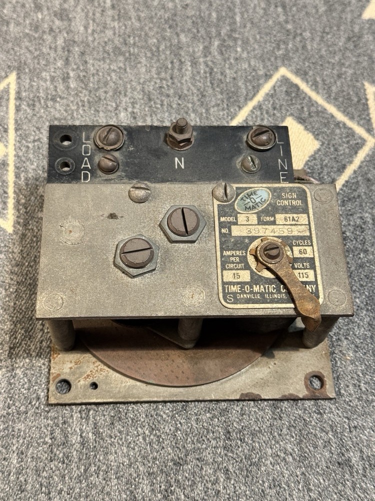 Time-O-Matic Model 3 Industrial Timer Switch Form 61A2