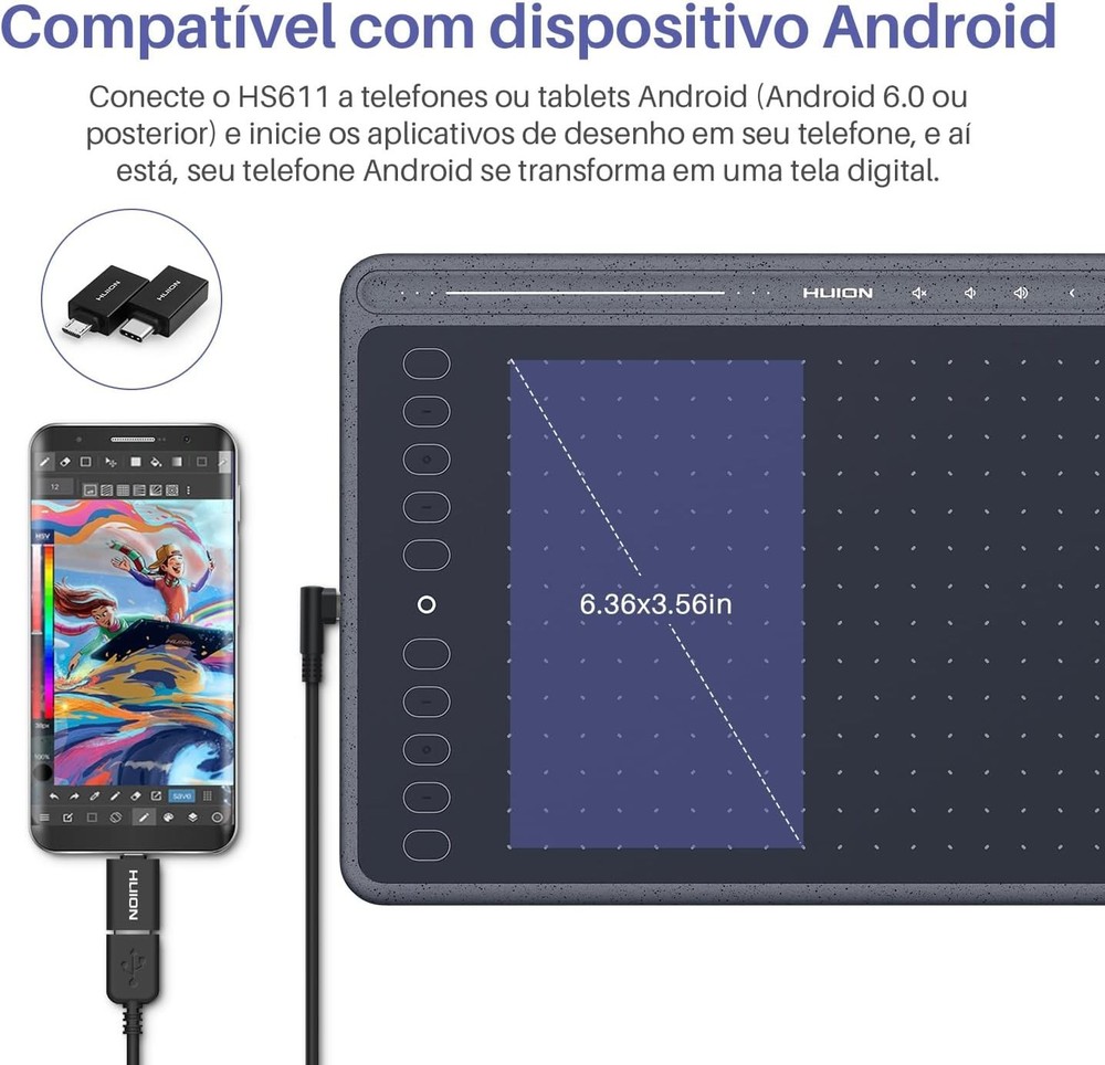 Graphics Drawing Tablet Android Support Digital Art Tablet