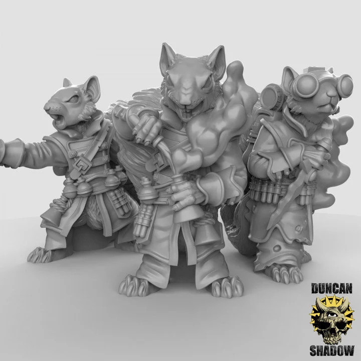 Squirrel Artificer Miniature