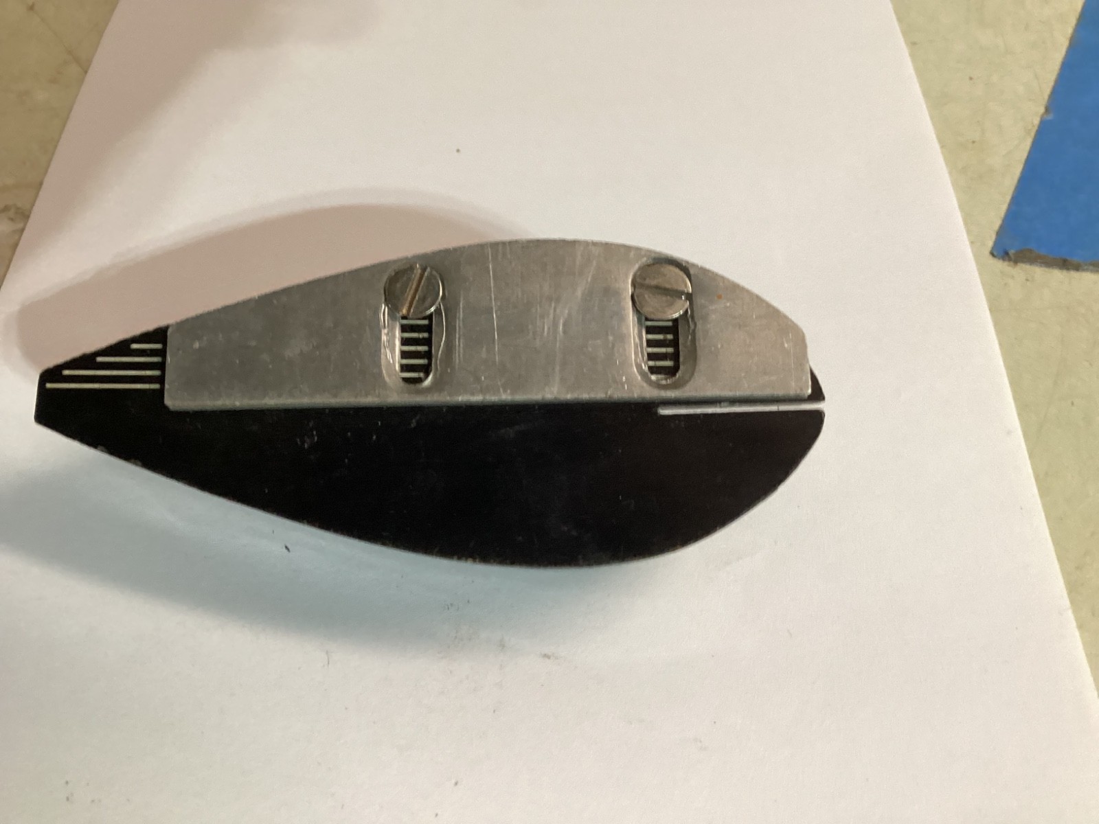 X-Acto Palm Mat Cutter Plane Bakelite about 3.5” inches long in vgc vintage vgc