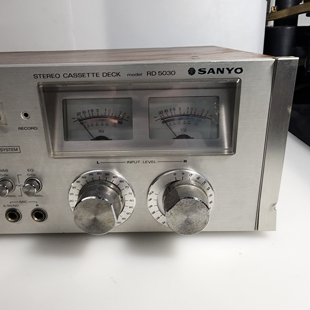 Sanyo RD 5030 Stereo Cassette Deck Tested Working