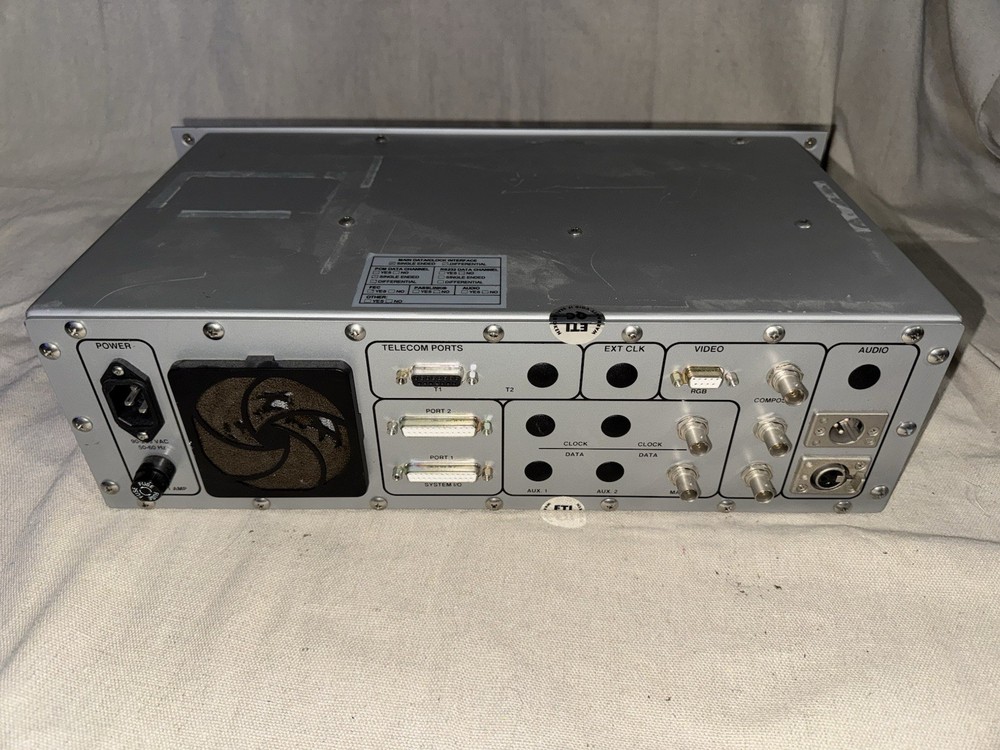 ENERDYNE DEC1000R5 Compressed Video Decoder w/ 2 Module Cards