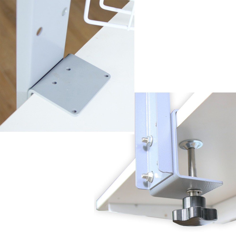 12-Panel Deskside Fixed Vertical Drying Rack Display Rack for Drying & Stacking